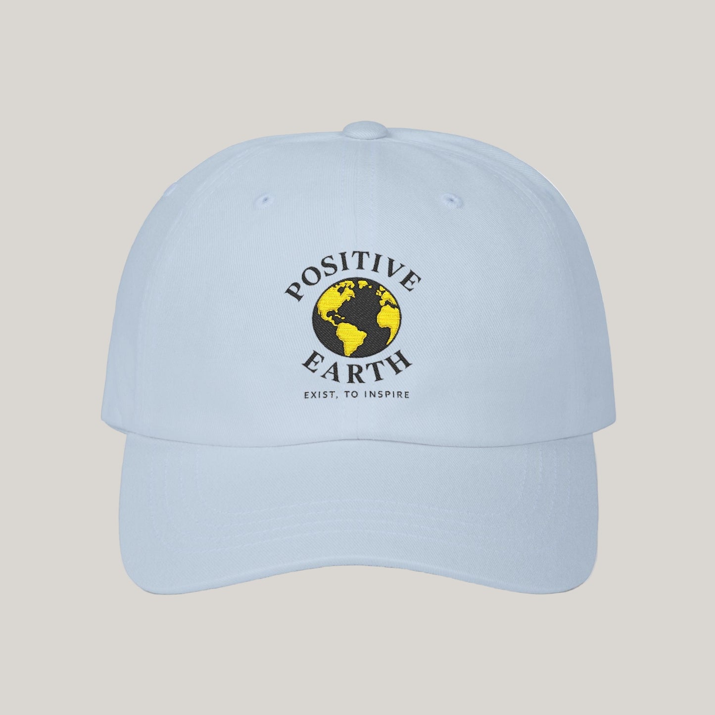 Positive Earth Classic Dad Cap | Positive Vibe Hat | Unisex Gift for Nature Lovers | Eco-Friendly Accessory | Casual Style Printify