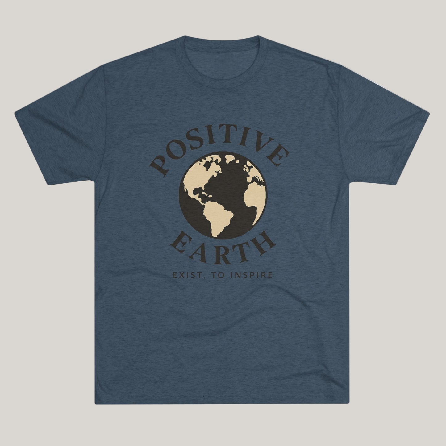 Positive Earth Unisex Tee - Inspire and Spread Positivity, Eco-Friendly Shirt, Perfect for Earth Day, Casual Wear, Gift Printify