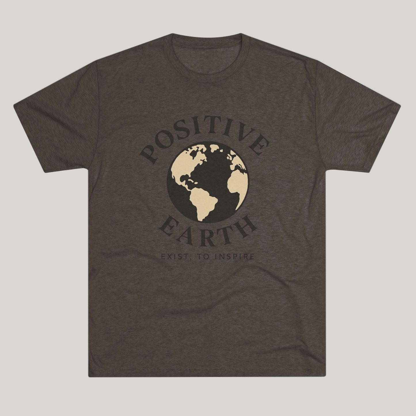 Positive Earth Unisex Tee - Inspire and Spread Positivity, Eco-Friendly Shirt, Perfect for Earth Day, Casual Wear, Gift Printify