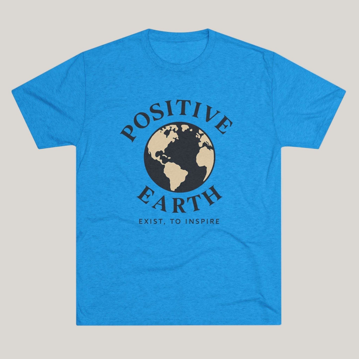 Positive Earth Unisex Tee - Inspire and Spread Positivity, Eco-Friendly Shirt, Perfect for Earth Day, Casual Wear, Gift Printify
