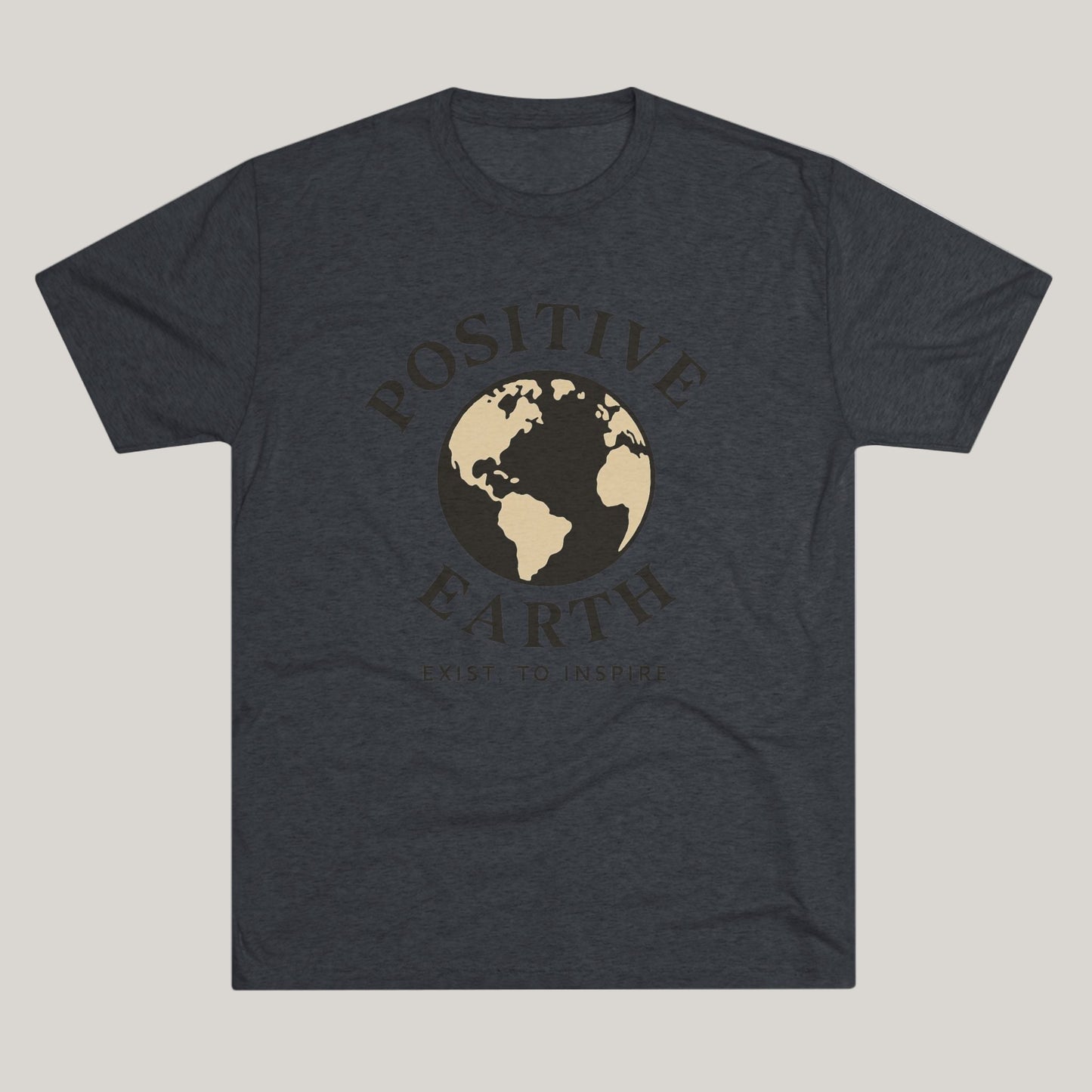 Positive Earth Unisex Tee - Inspire and Spread Positivity, Eco-Friendly Shirt, Perfect for Earth Day, Casual Wear, Gift Printify