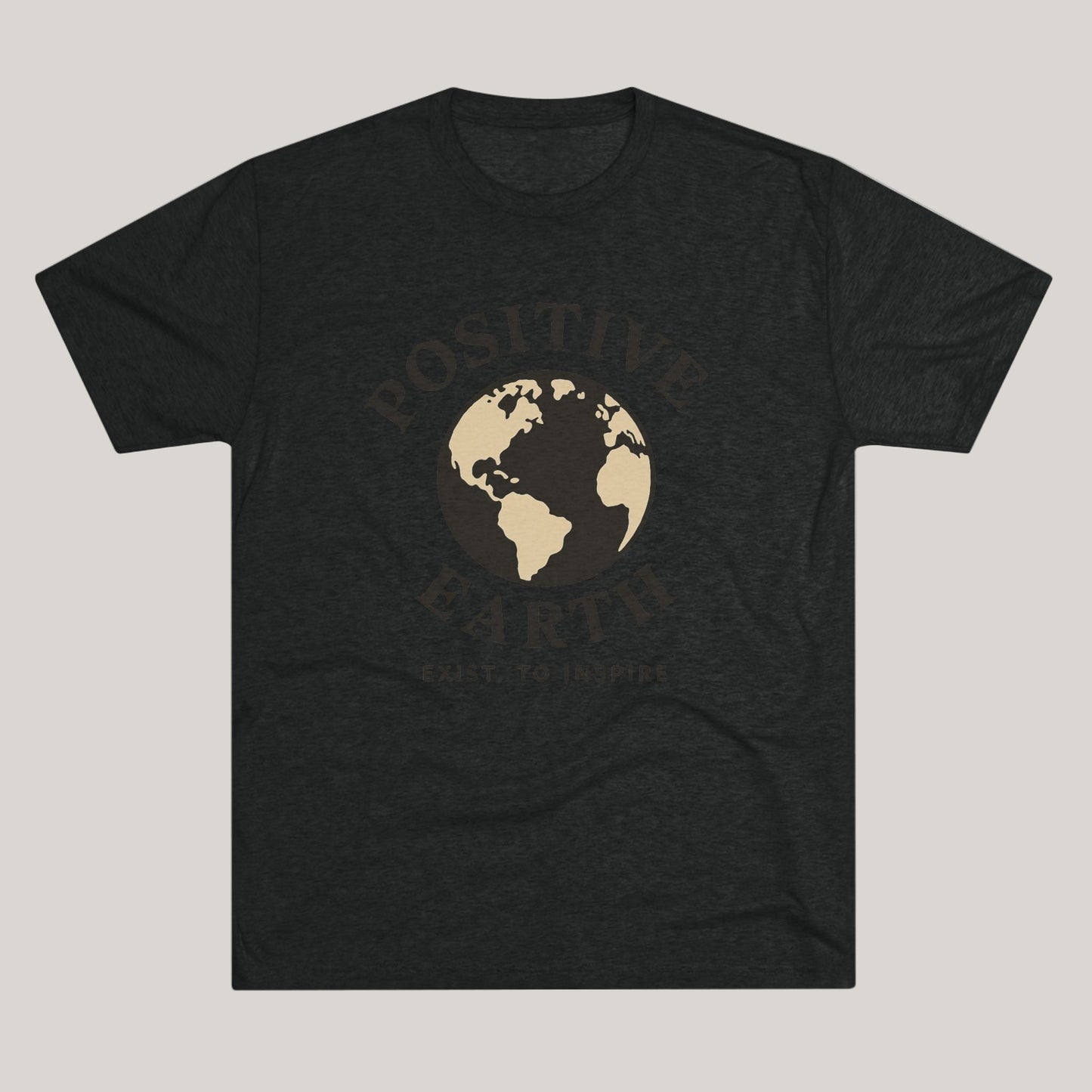 Positive Earth Unisex Tee - Inspire and Spread Positivity, Eco-Friendly Shirt, Perfect for Earth Day, Casual Wear, Gift Printify