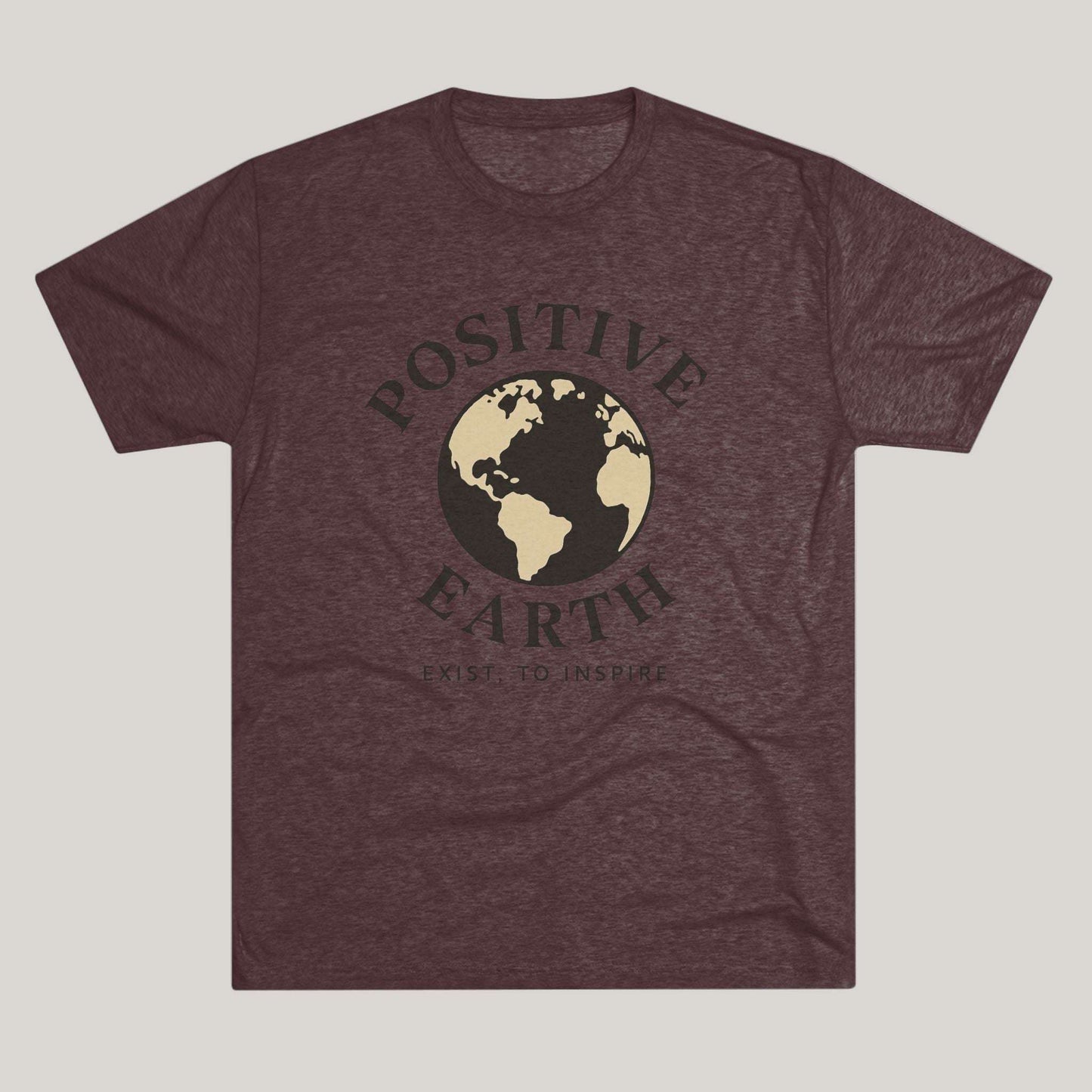 Positive Earth Unisex Tee - Inspire and Spread Positivity, Eco-Friendly Shirt, Perfect for Earth Day, Casual Wear, Gift Printify