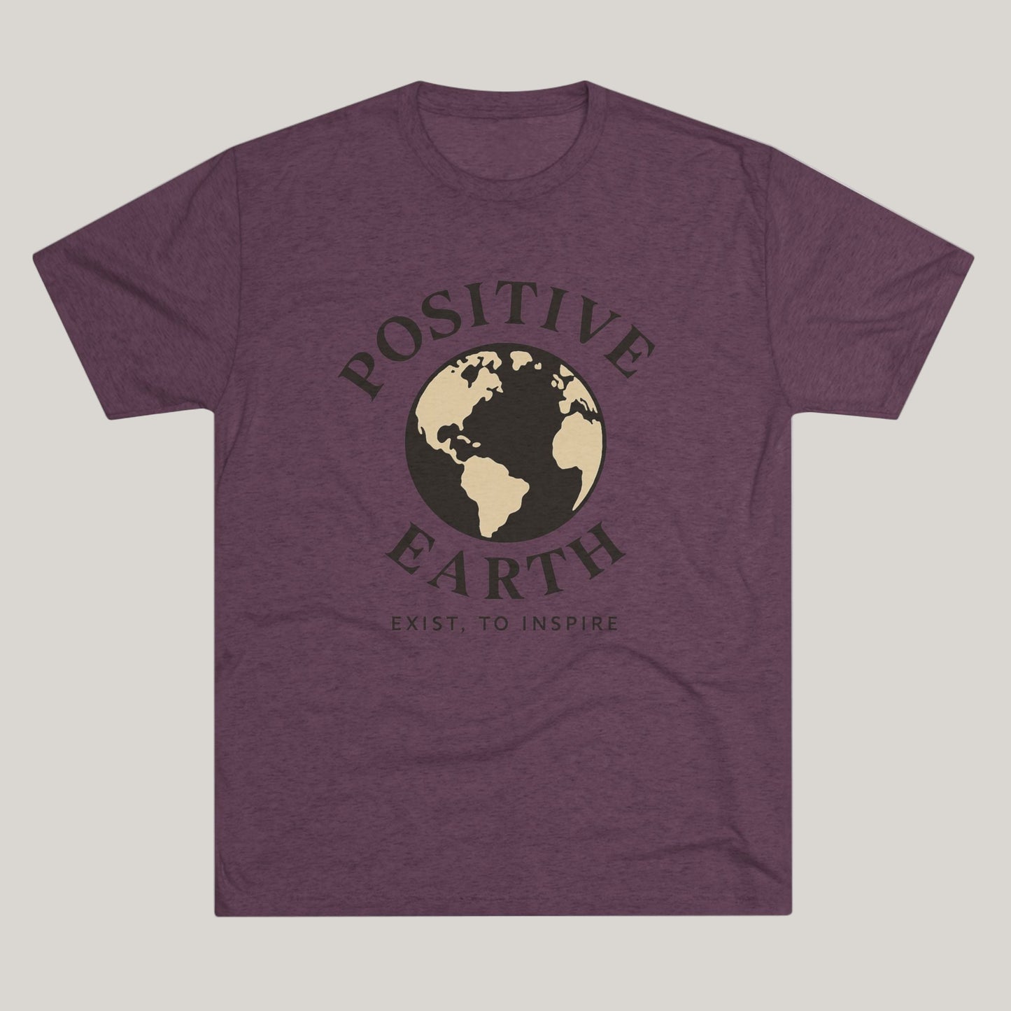 Positive Earth Unisex Tee - Inspire and Spread Positivity, Eco-Friendly Shirt, Perfect for Earth Day, Casual Wear, Gift Printify
