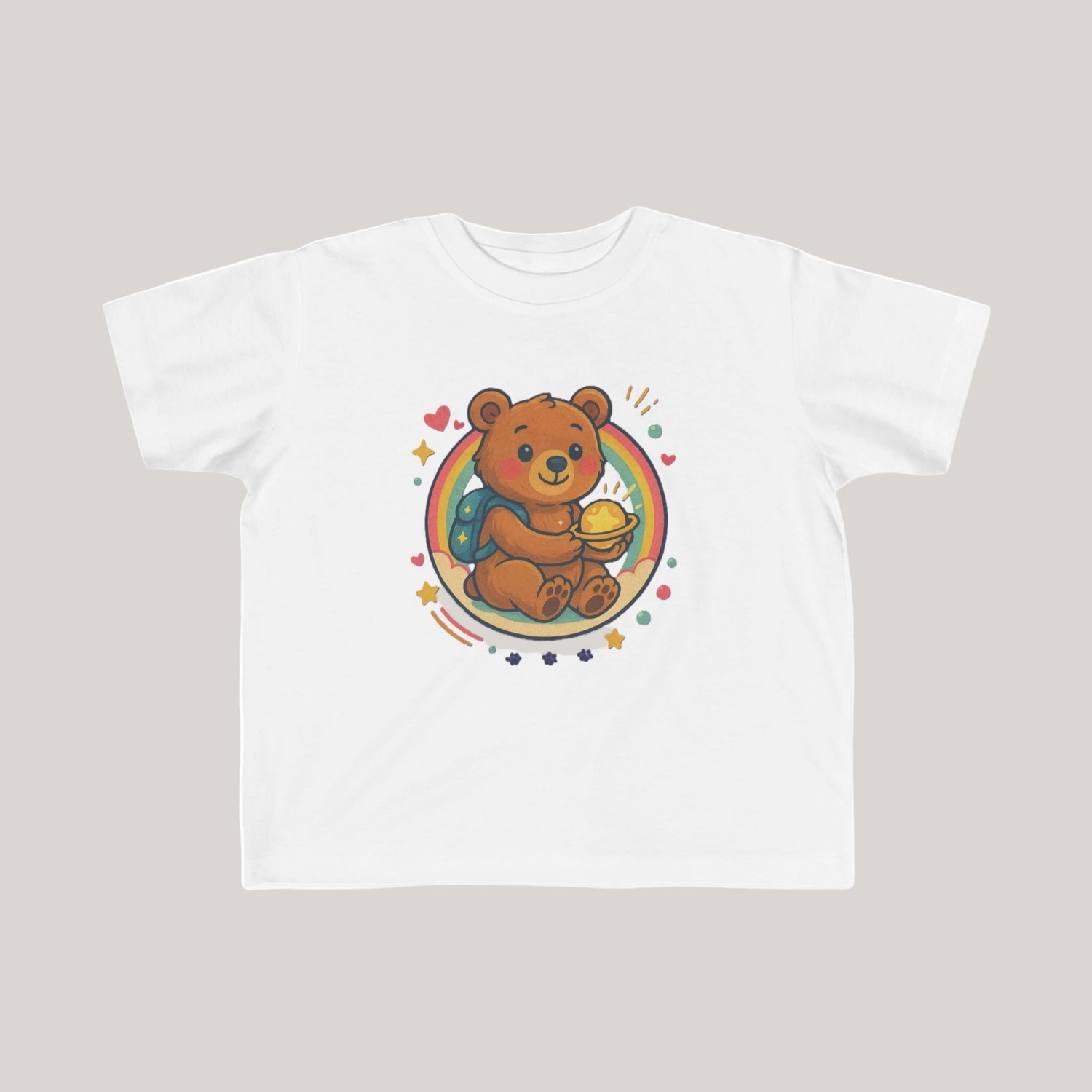 Adorable Bear Toddler Tee, Cute Kids Shirt, Playful Animal T-Shirt, Casual Everyday Wear, Birthday Gift, Baby Shower Gift Printify