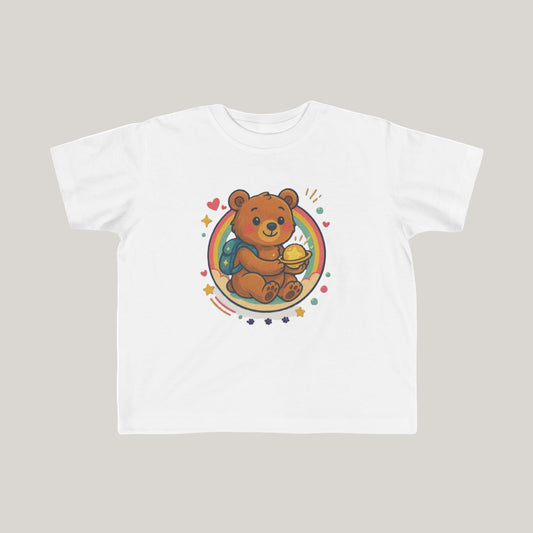 Adorable Bear Toddler Tee, Cute Kids Shirt, Playful Animal T-Shirt, Casual Everyday Wear, Birthday Gift, Baby Shower Gift Printify