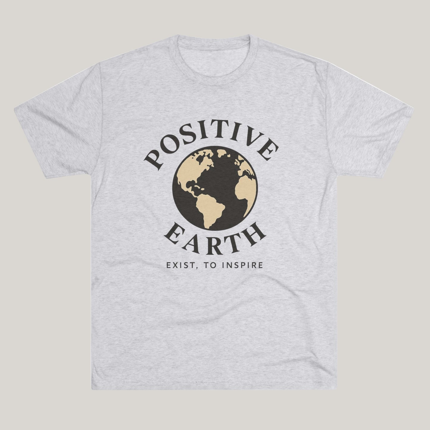 Positive Earth Unisex Tee - Inspire and Spread Positivity, Eco-Friendly Shirt, Perfect for Earth Day, Casual Wear, Gift Printify
