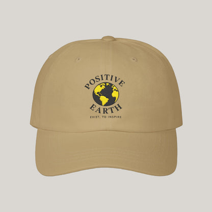Positive Earth Classic Dad Cap | Positive Vibe Hat | Unisex Gift for Nature Lovers | Eco-Friendly Accessory | Casual Style Printify