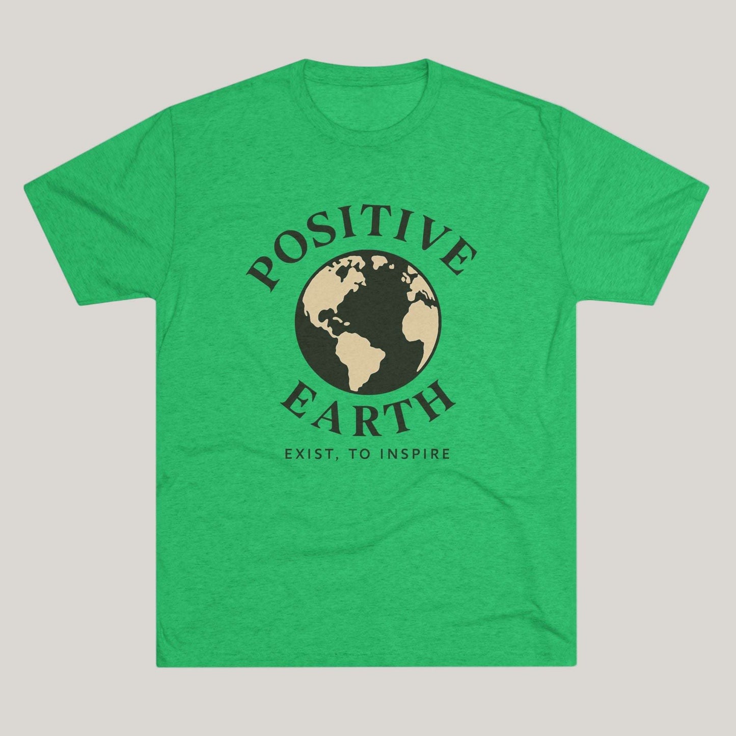 Positive Earth Unisex Tee - Inspire and Spread Positivity, Eco-Friendly Shirt, Perfect for Earth Day, Casual Wear, Gift Printify