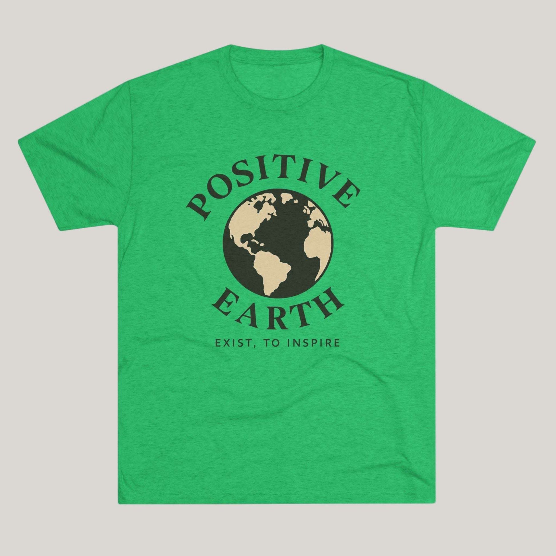 Positive Earth Unisex Tee - Inspire and Spread Positivity, Eco-Friendly Shirt, Perfect for Earth Day, Casual Wear, Gift Printify