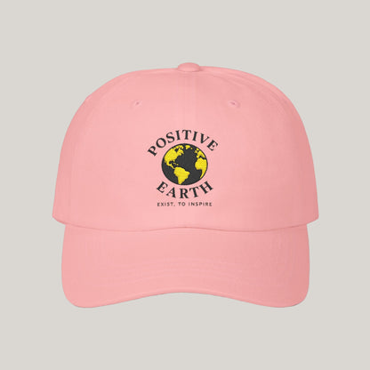 Positive Earth Classic Dad Cap | Positive Vibe Hat | Unisex Gift for Nature Lovers | Eco-Friendly Accessory | Casual Style Printify